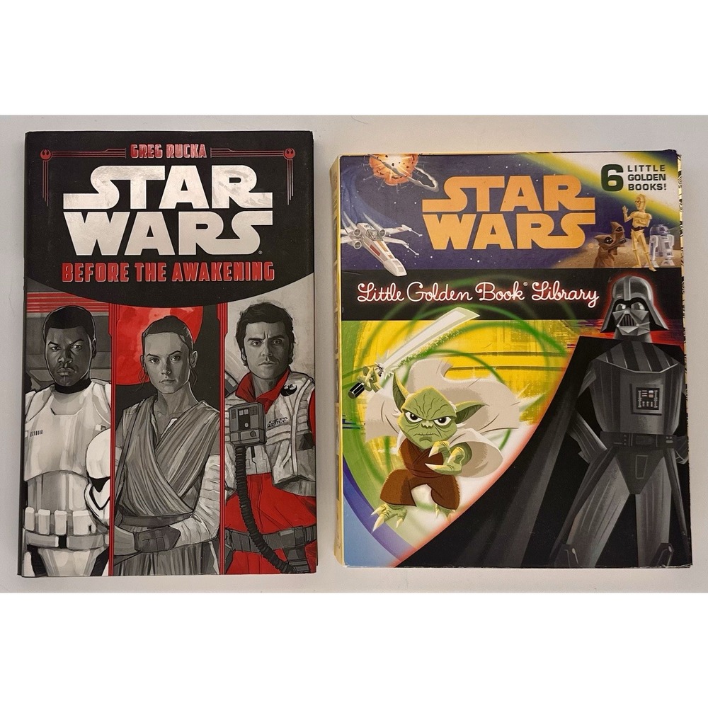The Star Wars Little Golden Book Library 6 Book Set & Before the Awakening Rucka